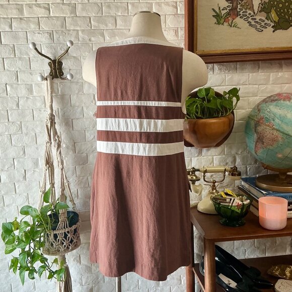 Free People free-est St. Tropez Tunic Striped Beach Mini Dress Cover-Up - Picture 8 of 12